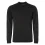 NO EXCESS Pullover Crewneck Relief Garment Dyed + Stone Washed /black