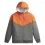 PICTURE ORGANIC Basement Plush Zip Hoodie /red clay dark grey