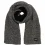 SUPERDRY Cable Knit Scarf /black fleck