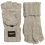 SUPERDRY Cable Knit Gloves /ioaty beige fleck