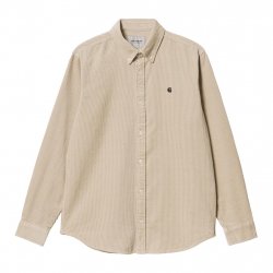 Acheter CARHARTT WIP Madison Cord Ls Shirt /wall noir