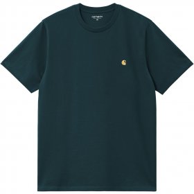 CARHARTT WIP Chase Ss Tshirt /duck bleu or