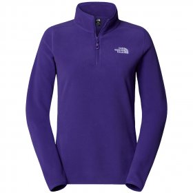 THE NORTH FACE 100 Glacier 1/4 zip w /peak violet