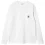 CARHARTT WIP Pocket Ls Tshirt /white