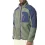 PICTURE ORGANIC Quilchena Zip Fleece /green spray dark blue