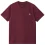 CARHARTT WIP American Script Ss Tshirt /malbec