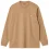 CARHARTT WIP Chase Ls Tshirt /peanut gold