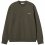 CARHARTT WIP Script Embroidery Sweat /cypress blanc