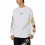 JACKER Fight Flower Long-Sleeves /blanc