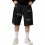 JACKER Throw Up Denim Baggy Short /noir