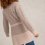 WHITE STUFF Bobby Boucle Belted Cardigan /lgt naturel