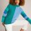 WHITE STUFF Jana High Neck Jumper /sarcelle multi