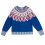 WHITE STUFF Sapphire Fairisle Jumper /bleu multi