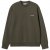 CARHARTT WIP Script Embroidery Sweat /cypress blanc