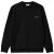 CARHARTT WIP Script Embroidery Sweat /noir blanc