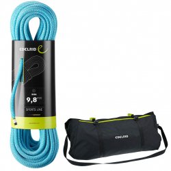 Acheter EDELRID Boa 9,8 mm x 60 m Avec Liner Sac A Corde /bleu