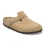 BIRKENSTOCK Boston Suede Embossed /Emboss Dots New Beige (Narrow)