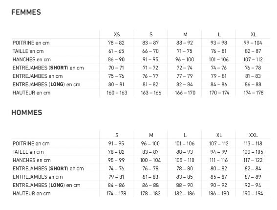 Size guide